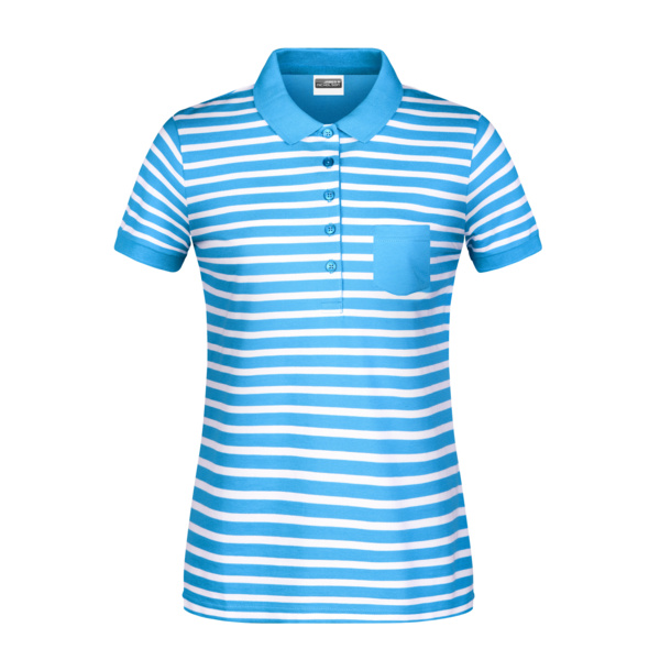 Ladies' Polo Striped Miniaturansicht