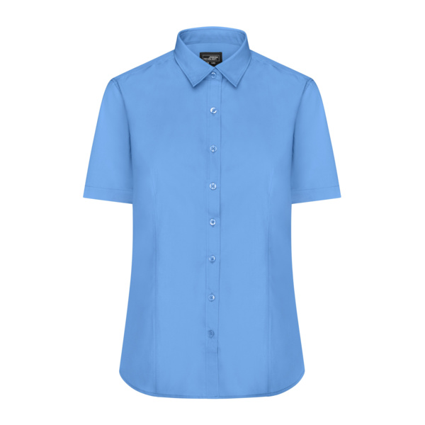 Ladies' Shirt Short-Sleeved Poplin Miniaturansicht