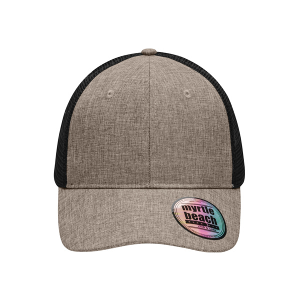 6 Panel Mesh Cap Melange Miniaturansicht