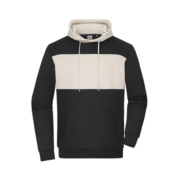 Sweat-Hoody colour-block UNISEX   OCS Blended & RCS Miniaturansicht