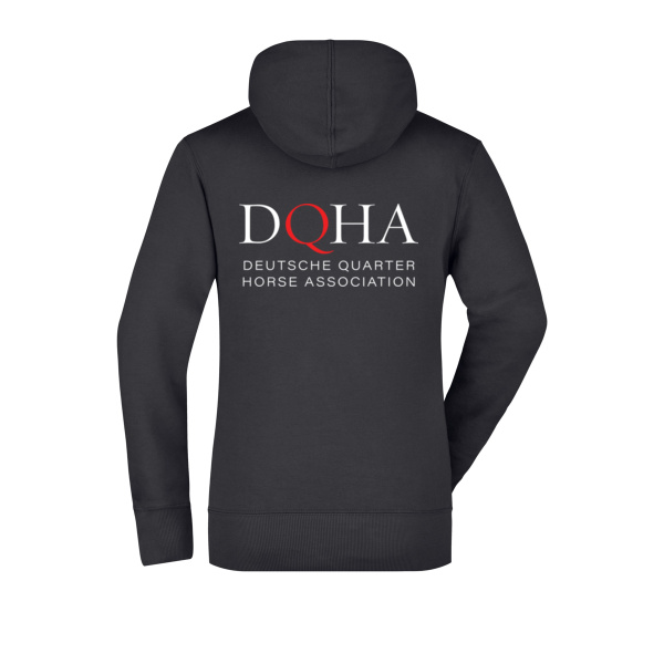 DQHA Rückendruck - Ladies' Hooded Sweat Miniaturansicht
