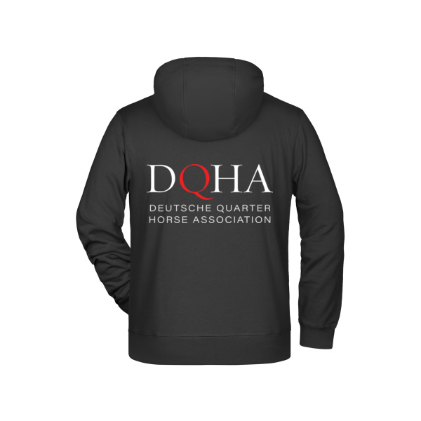 DQHA Rückendruck - Men's Zip Hoody Miniaturansicht