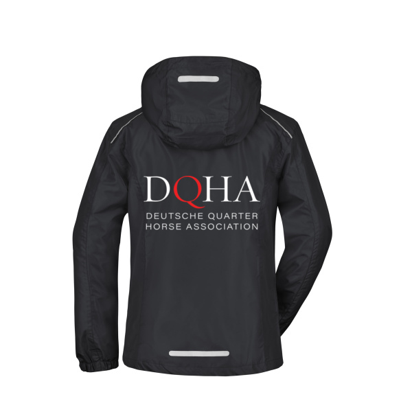 DQHA Rückendruck - Ladies' Rain Jacket Miniaturansicht
