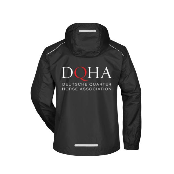 DQHA Rückendruck - Men's Rain Jacket Miniaturansicht