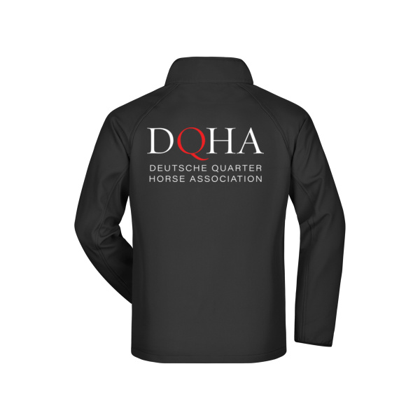 DQHA Rückendruck - Men's Promo Softshell Jacket Miniaturansicht