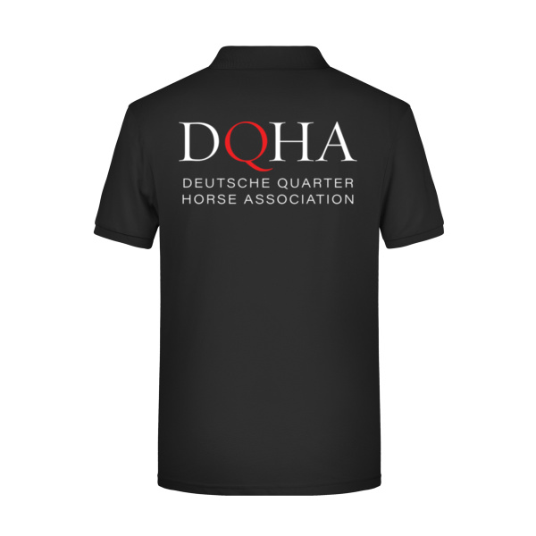 DQHA Rückendruck - Men's Basic Polo Miniaturansicht
