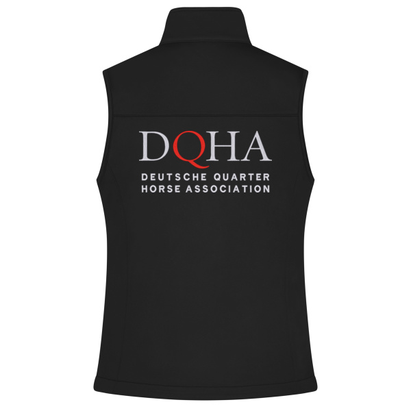 DQHA Rückenstick - Ladies' Softshell Vest Miniaturansicht