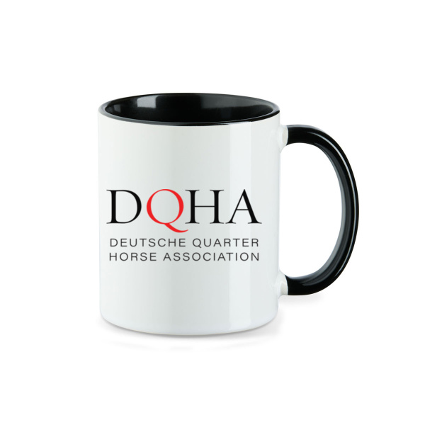 DQHA Druck - Tasse zweifarbig Miniaturansicht