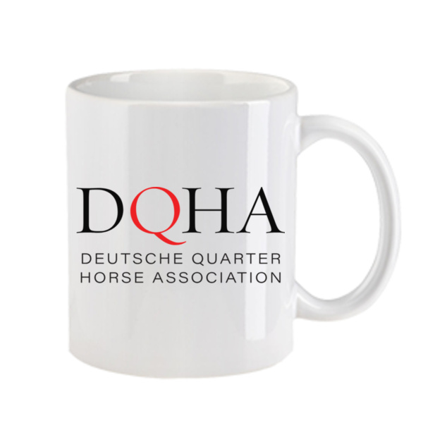 DQHA Druck - Tasse weiß glänzend Miniaturansicht