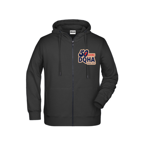 50 Jahre Brustdruck - Men's Zip Hoody Miniaturansicht