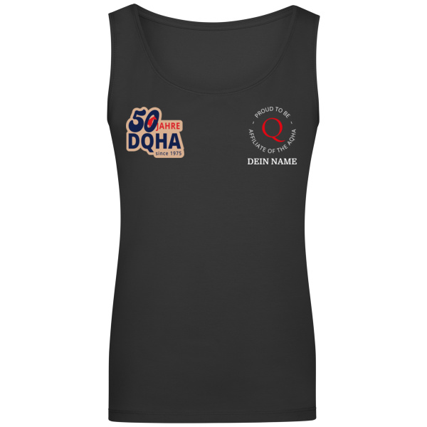 50 Jahre DQHA Multidruck - Ladies' Elastic Top Miniaturansicht