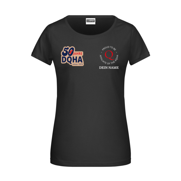 50 Jahre DQHA Multidruck - Ladies' Basic-T Miniaturansicht