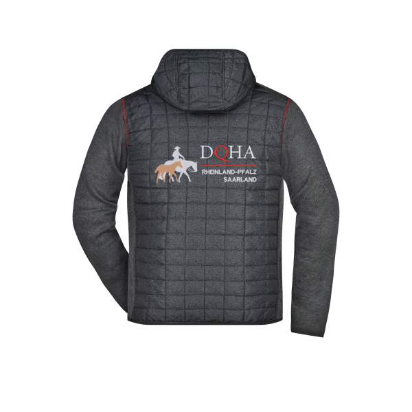 DQHA RLP - Rückenstick - Men's Knitted Hybrid Jacket Miniaturansicht