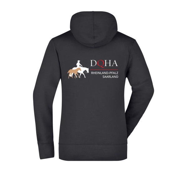 DQHA RLP Rückendruck - Ladies' Hooded Sweat Miniaturansicht