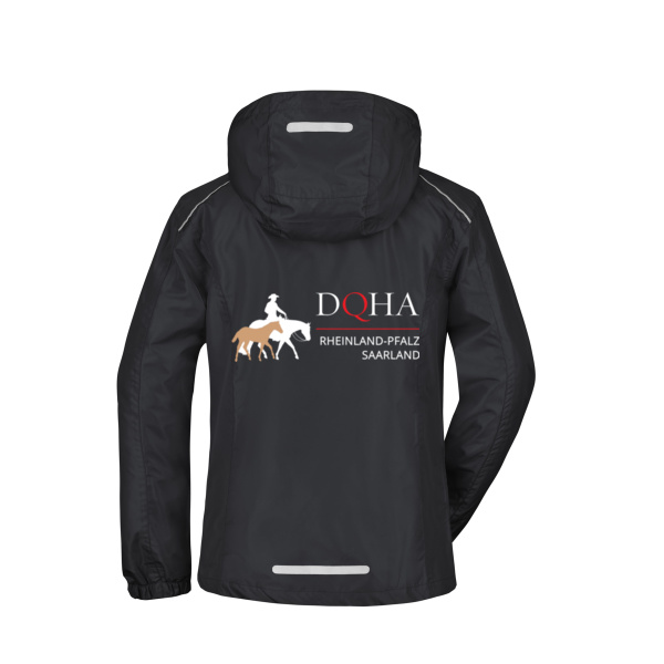 DQHA RLP Rückendruck - Ladies' Rain Jacket Miniaturansicht