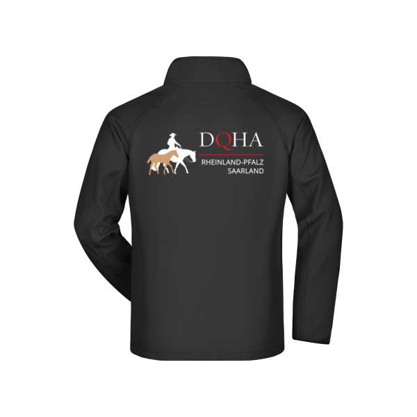 DQHA RLP Rückendruck - Men's Promo Softshell Jacket Miniaturansicht