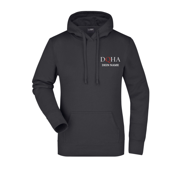DQHA RLP - Brust- & Rückendruck - Ladies' Hooded Sweat Miniaturansicht