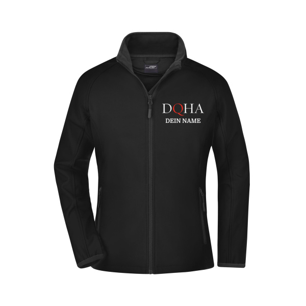 DQHA RLP - Brust- & Rückendruck - Ladies' Promo Softshell Jacket Miniaturansicht