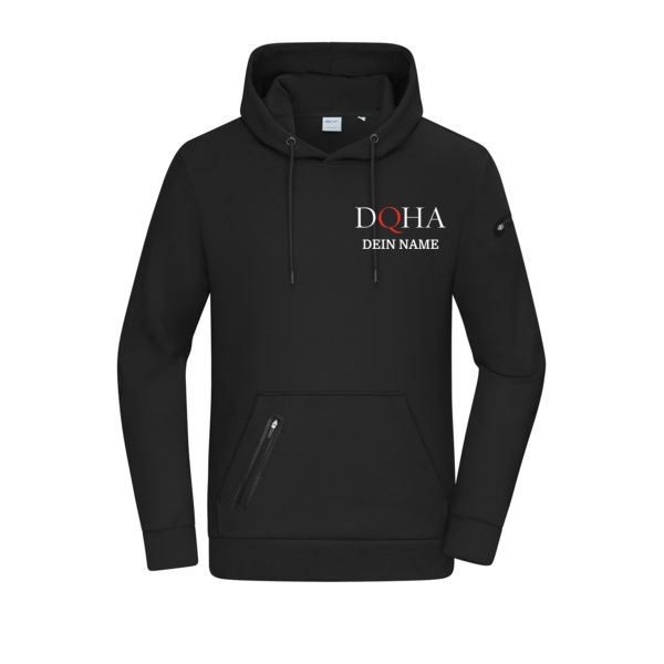 DQHA RLP - Brust- & Rückendruck - Men's Hoody Interlock Miniaturansicht