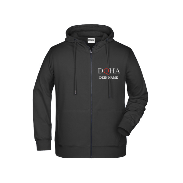 DQHA Nord - Brust- & Rückendruck - Men's Zip Hoody Miniaturansicht