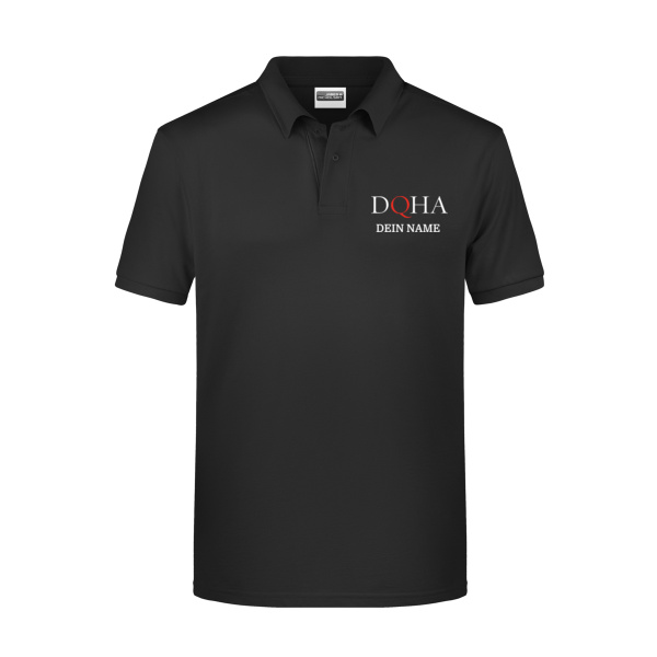DQHA Nord - Brust- & Rückendruck - Men's Basic Polo Miniaturansicht