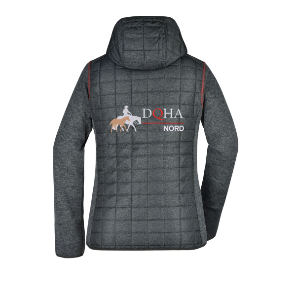 DQHA Nord - Rückenstick - Ladies' Knitted Hybrid Jacket Miniaturansicht