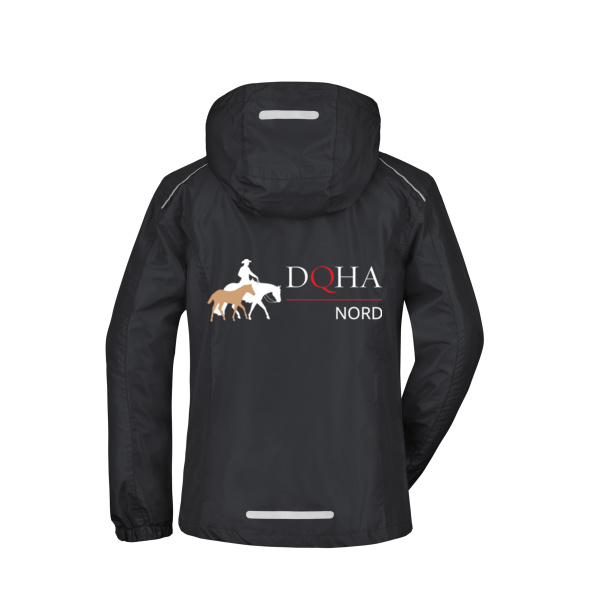 DQHA Nord Rückendruck - Ladies' Rain Jacket Miniaturansicht
