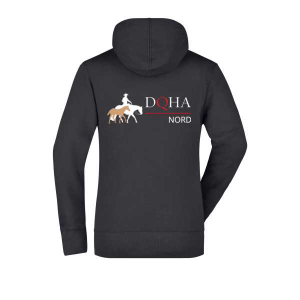 DQHA Nord Rückendruck - Ladies' Hooded Sweat Miniaturansicht