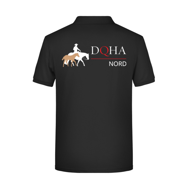 DQHA Nord Rückendruck - Men's Basic Polo Miniaturansicht