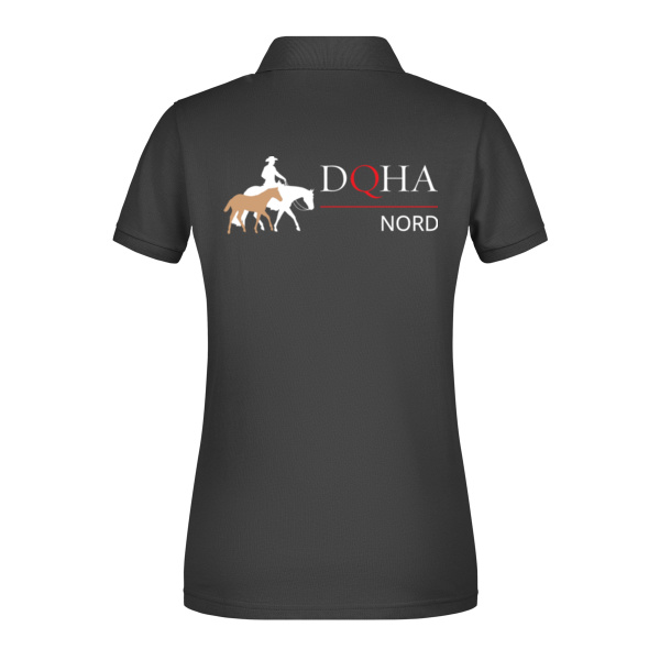 DQHA Nord Rückendruck - Ladies' Basic Polo Miniaturansicht